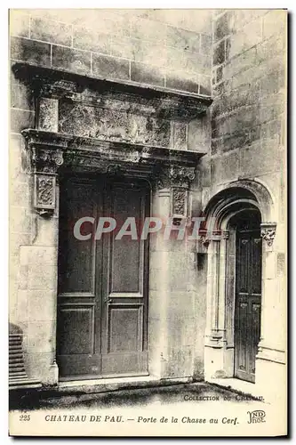 Cartes postales Pau Chateau De Porte de La Chasse au Cerf