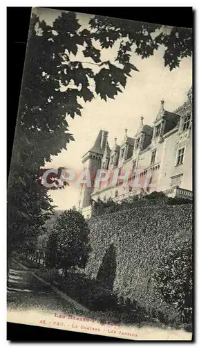 Cartes postales Pau La Chateau Les Jardins