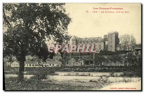 Cartes postales Pau La Chateau Vue Du Sud