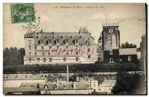 Cartes postales Pau Le Chateau Facade du Midi