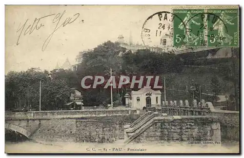 Cartes postales Pau Funiculaire