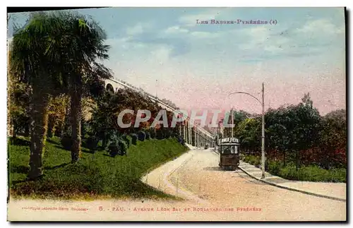 Cartes postales Pau Avenue Leon Say et boulevard des Pyrenees