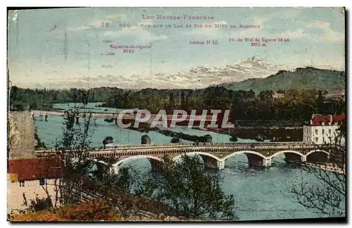 Cartes postales Pau Vue Sur Le Lac Pic Du Midi de Bigorre