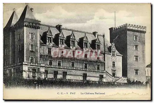 Cartes postales Pau Le Chateau National