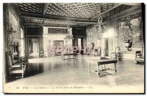 Cartes postales Pau Le Chateau Le Grand Salon de Reception