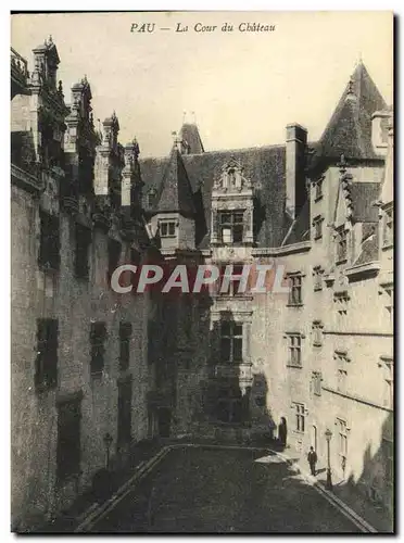 Cartes postales Pau La Cour du Chateau