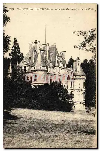 Cartes postales Bagnoles De L Orne Tesse la Madeleine Le chateau
