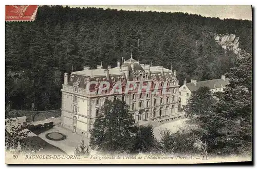 Cartes postales Bagnoles Vue Generale de L Hotel de L Etahlissement