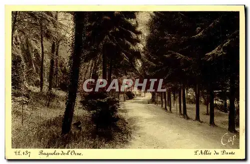 Cartes postales Bagnoles de L Orne L allee de Dante