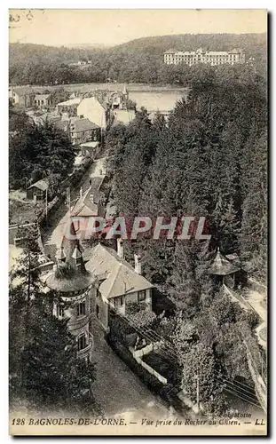 Cartes postales Bagnoles De L Orne Vue Prise du Rocher au Chien