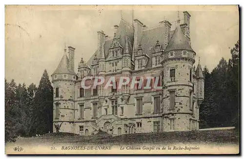 Cartes postales Bagnoles De L Orne Le Chateau Goupil ou de la Roche Bagnoles