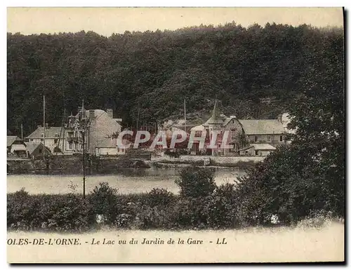 Cartes postales Bagnoles De L Orne Le Lac Jardin de la Gare