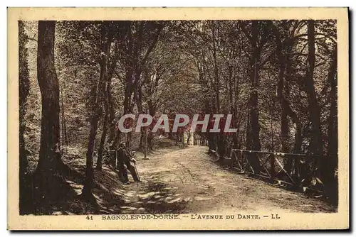 Ansichtskarte AK Bagnoles De L Orne L Avenue Du Dante