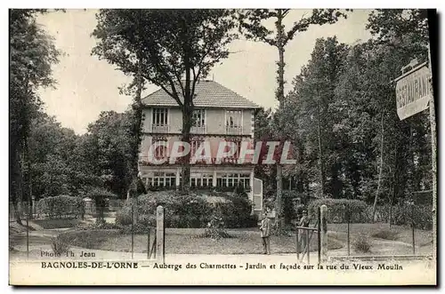 Cartes postales Bagnoles De L Orne Auberge des Charmettes Jardin et Facade