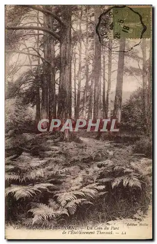 Cartes postales Bagnoles De L Orne Un Coin du Parc de l etablissement thermal
