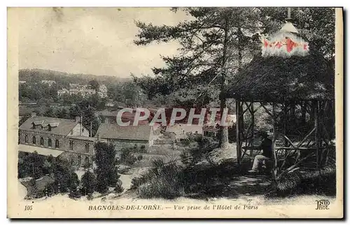 Cartes postales Bagnoles De L Orne Vue Prise de L Hotel de Paris