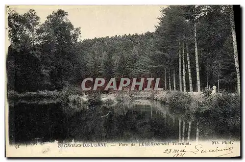 Cartes postales Bagnoles De L Orne Parc de L Elablissement Thermal