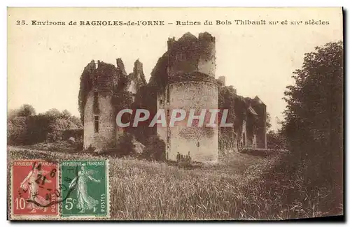 Cartes postales Environs de Bagnoles De L Orne Ruines du Bois Thibault
