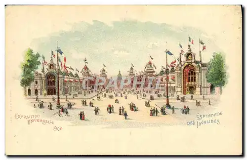 Ansichtskarte AK Paris Exposition universelle 1900 Esplanade des Invalides