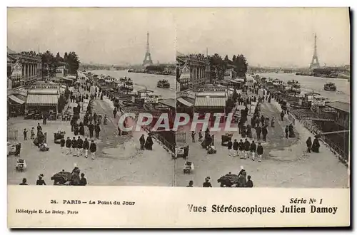 Ansichtskarte AK Paris Le Point Du Jour Toue Eiffel