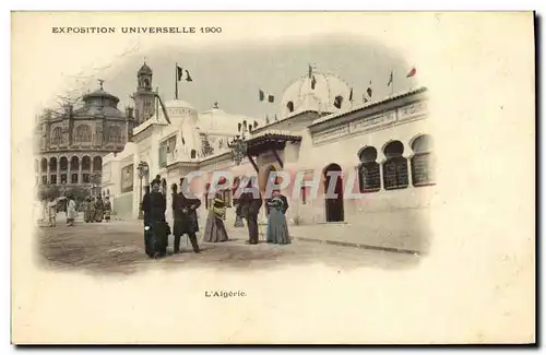 Cartes postales Paris L Algerie Exposition universelle 1900