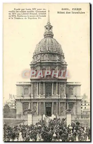 Cartes postales Paris Hotel des Invalides