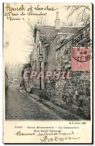 Ansichtskarte AK Paris Vieux Montmartre La Chaumiere Rue Saint Vincent