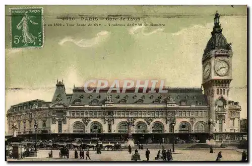 Cartes postales Paris Gare de Lyon