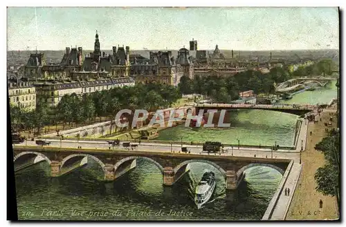 Cartes postales Paris Vue prise du palais de justice