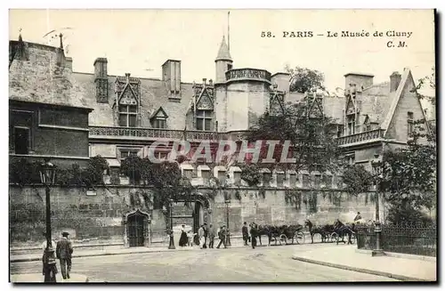 Cartes postales Paris Le Musee de Cluny