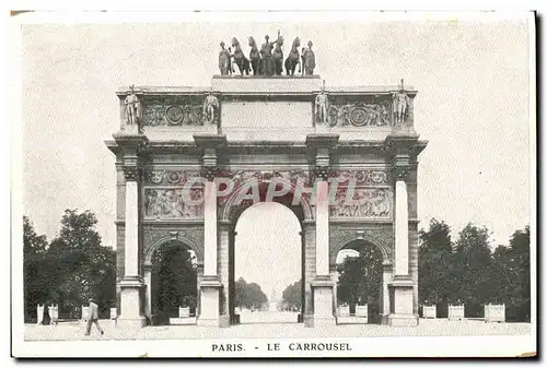 Cartes postales Paris Le Carrousel