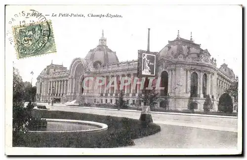 Ansichtskarte AK Paris Le petit Palais Champs Elysees