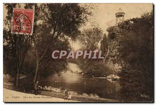 Cartes postales Paris Parc des Buttes Chaumont