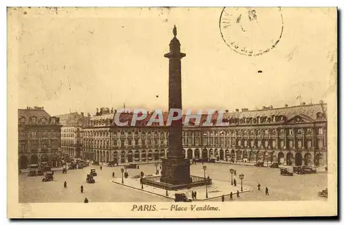 Cartes postales Paris Place Vendome