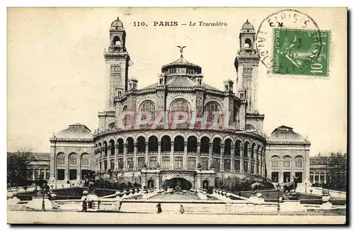 Cartes postales Paris Le Trocadero