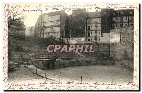 Ansichtskarte AK Paris Les Arenes Romaines Rue Monge