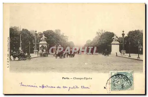 Cartes postales Paris Champs Elysees