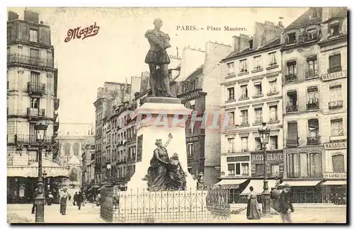 Cartes postales Paris Place Maubert Publicite Maggi