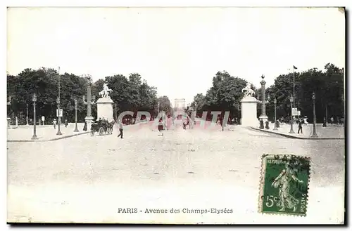 Cartes postales Paris Avenue des Champs Elysees