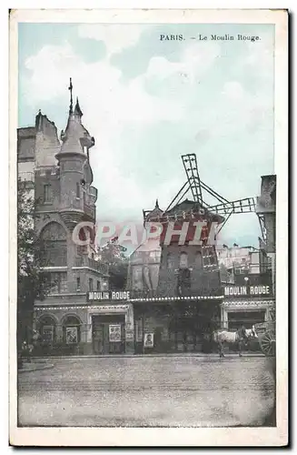 Cartes postales Paris Le Moulin Rouge