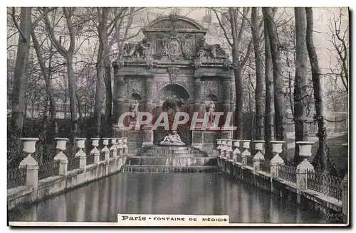 Ansichtskarte AK Paris Fontaine De Medicis