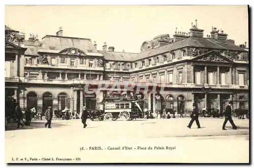 Ansichtskarte AK Paris Conseil d Etat Place du Palais Royal