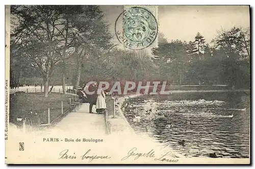 Cartes postales Paris Bois de Boulogne