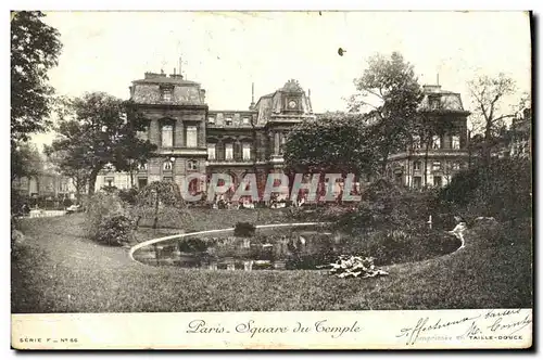 Ansichtskarte AK Paris Square du temple