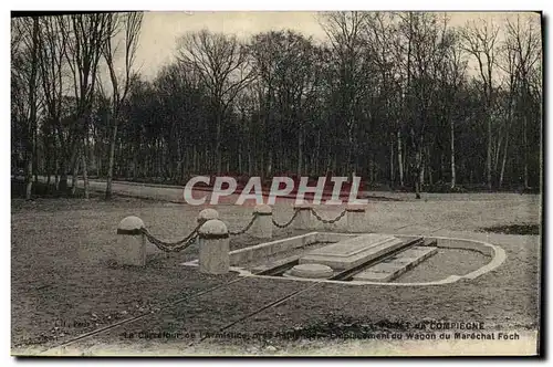 Ansichtskarte AK Compiegne Le Carrefour de L Armistice pres Rethondes