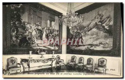 Cartes postales Compiegne Medee poignarde ses deux fils et embrase Corinthe Tapisseries