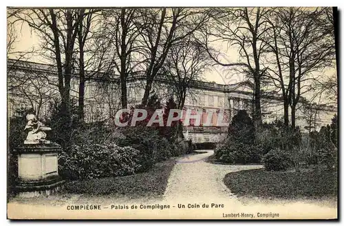 Cartes postales Compiegne Palais de Compiegne Un coin du Parc