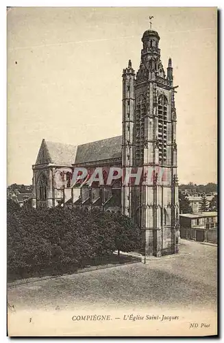 Cartes postales Compiegne L Eglise Saint Jacques