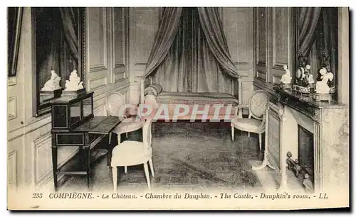 Cartes postales Compiegne Le Chateau Chambre du Dauphin