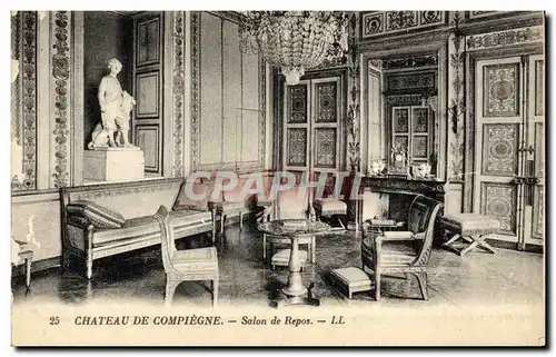 Cartes postales Compiegne Chateau de Salon de Repos